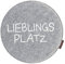MAGMA Avaro Stuhlkissen - Lieblingsplatz grau Filzoptik 35 cm