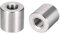 sourcing map Rund Verbinder Muttern, M10x20mm Höhe Hülse Stangen Bolzen Mutter Edelstahl 304, Packung mit 5