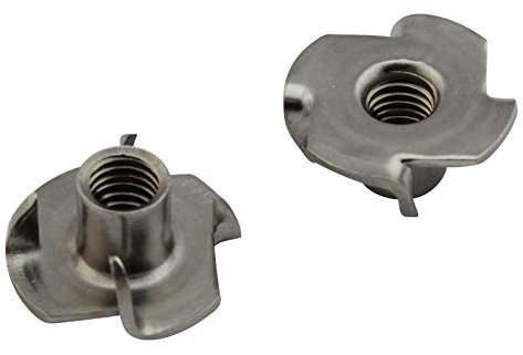 D2D | VPE: 2 Stück - Einschlagmuttern M5 - aus rostfreiem Edelstahl A2 V2A - Einpressmutter