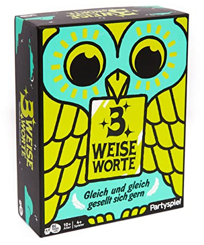 3 Weise Worte: EIN Wörter erratendes, Hinweise stehlendes Familienspiel für Kinder ab 10, Erwachsene und jeden, der Gedanken lesen kann.