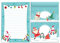 Briefpapier-Set Schneemann Weihnachten als Briefblock mit Umschlag für Kinder Mädchen Jungen Weihnachtsbriefpapier (Block A5 mit 25 Blätter + 15 Umschläge)