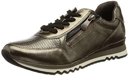Marco Tozzi Damen 2-2-23782-29 Sneaker, Pewter PAT.COM, 38 EU