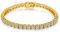 jiamiaoi Tennis Armband Gold 4mm Tennis Deluxe Armband Gold Zirkonia Goldene Tennisarmband für Damen Herren Damen SchmuckGeschenk für Liebhaber Mama