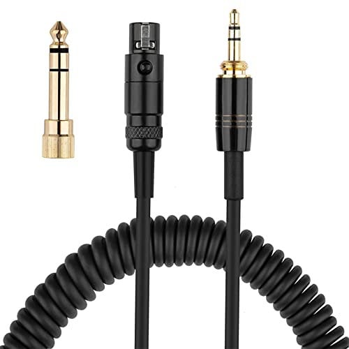 Replacement Audio Cable for AKG Q702, Q701, K712, K240, K271, K141, K171, K181, K241, K175, K275 Headphones With 6.35mm Adapter (4ft-15ft)