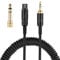 Replacement Audio Cable for AKG Q702, Q701, K712, K240, K271, K141, K171, K181, K241, K175, K275 Headphones With 6.35mm Adapter (4ft-15ft)