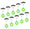 AMZfishing NEU Gummistopper oval oder rund in 3 Größen | Posenstopper | Stopper Angeln | Schnurstopper | Silikonstopper (10, Oval S)