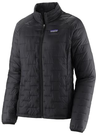 Patagonia W's Micro Puff Jkt Outerwear, Black, M für Damen, schwarz, 38