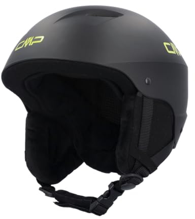 CMP Yj-2 Kids Ski Helmet - 3B17894, Unisex-Jugend Skihelm, Schwarz, XS -
