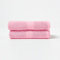 HOMESCAPES Lot de 2 Serviettes de Toilette en 100% Coton Turc - Ultra Doux et Absorbant - 500 g/m² - Rose - 50 x 90 cm