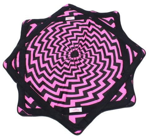 Mougee Star Mini Flow Star – Série Neon – 50,8 cm de diamètre – Taille plus petite pour les petites mains et rotation plus facile (rose)