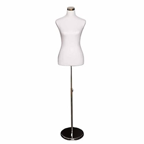 Schneiderpuppen-Schaufensterpuppen-Torso, Schaufensterpuppenständer in Übergröße, Styropor-Schaufensterpuppe, halber Schneiderpuppenkörper zum Nähen von Kleidung, verstellbare Schneiderpuppe für
