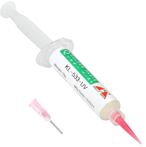 533 Solder Flux,No Clean Flux,Lead Free Soldering Flux,Electronics Liquid Flux,for BGA/Phone/SMT/IC/Chip Etc.Precision Electronic Repairing (10g)
