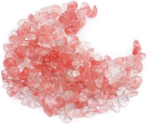 500Pcs White Jade Crystals Chips, 5-8mm Gemstone Beads, Irregular Natural Crystal Beads for Jewellery Making, Drilled Tumbled Chips for Bracelet Making