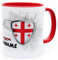 Georgien Georgia Tasse mit Namen personalisiert Wappen georgische Flagge Fahnen Fanartikel Produkte 2025 Becher Geschenk Mann Frau Geburtstag Fussball Produkte საქართველო Cup Mug Keramik 330 ml