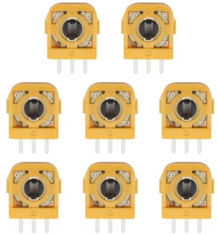 Hsthe Sea 8 Stück FU 10K Ersatz-Trimmerpotentiometer-Sensor, PS5 Original-Potentiometer, Trimpot-Widerstand-Ersatzteile für Favor Union Analog-Joystick