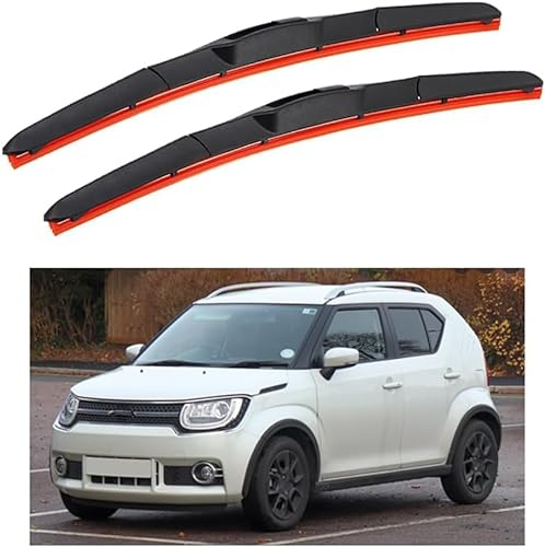 dvsdfbvb Auto Scheibenwischer Für Suzuki Ignis 19+18 2003-2008, Windschutzscheibe Fenster Bürsten Autozubehör Allwetter-Wischer