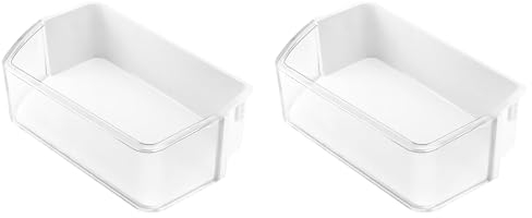 BOLAXHCA 2X DA97-12657A Estante de la Puerta Bandeja de la Cesta Bandeja de la Puerta Reemplazo Izquierdo Estante de la Puerta del Refrigerador