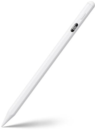 Stylet Tactile avec Chargement sans Fil, Compatible avec iPad Pro 11/12.9, iPad 6/7/8/9/10,iPad Air 3/4/5,iPad Mini 5/7,Stylet avec Fonction Anti-Faux Toucher et Détection D'inclinaison