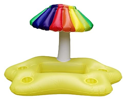 TOYANDONA 1 Pc Vassoio per piscina funlicht divertente sottobicchiere per tazze da piscina galleggiante gonfiabile per bevande dispositivo di raffreddamento della piscina bere galleggiante
