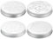 sourcing map 16pcs Aluminium Hollow Jar Lids 68mm Replacement Mason Jar Insert Lids Air Freshener Hollow Lids Reusable Wide Mouth Canning Covers with Honeycomb Windmill Hole for Home Office