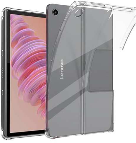 carinacoco Clear Case for Lenovo Tab Plus 11.5 inch, Ultra Transparent Soft TPU Protective Cover, Lightweight Flexible Silicone Shockproof Rugged Back Cover for Lenovo Tab Plus