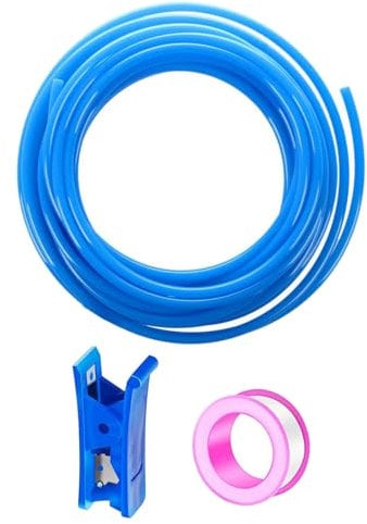 HAXIHA 12 Metri Tubo Pneumatico per Aria Compressa Blu,8mm Diametro Esterno 5mm Diametro Interno,Attacco Rapido Tubo Aria,Adatto Per il di vari Utensili Pneumatici