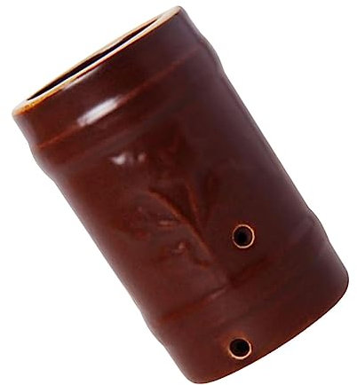 VALICLUD Moxibustionsbox Kleine Moxa Wärmetank Aus Hitzebeständigem Keramik Braun Mit Filter Für Muskelkaterschmerzen Zur Der Durchblutung Für Entspannung Und Pflege