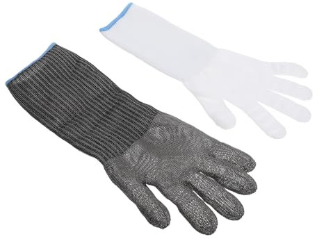 YOSADIER 1 Paar Schnittschutzhandschuhe Schutzhandschuhe Fischreinigungshandschuhe Bedienerhandschuhe Austernöffnerhandschuhe Hummerscherenhandschuhe Nägelkauhandschuhe Fischhandschuhe