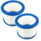 Filtro HEPA para aspiradora, material HEPA, piezas de repuesto para Bosch para Nilfisk para modelos WAP (paquete de 2)