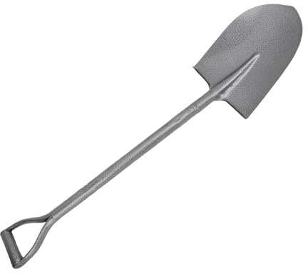 YWBL-WH Petite Pelle Bêche Toutes Pelles Métalliques, Composants Renforcés, Poignée Ergonomique pour Le Jardinage, Camping avec 100 Cm MN en Acier