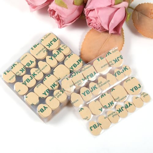 25 Sheets 600 Pcs Adhesive Nail Tabs Nail Sticky Tabs for Press on Nails Double Sided Jelly Nails Adhesive Tab for Manicure Waterproof Strong Nailes Stickers