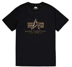 Alpha Industries Herren Basic Bl Effect Print T-Shirt (1er Pack)