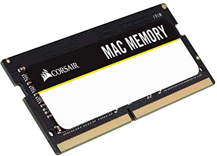 Corsair Mac Memory SODIMM 8GB (2x4GB) DDR3 1333MHz CL9 Memoria para Sistemas Mac, Calificada por Apple - Negro