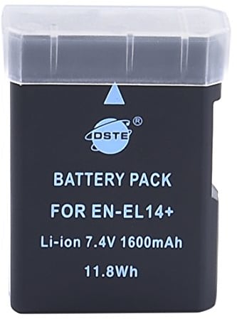 Dste EN-EL14, batteria ricaricabile agli ioni di litio per fotocamere digitali Nikon Coolpix P7000, Coolpix P7100, Coolpix P7700, DF, D3100, D3200, D5100, D5200, D5300