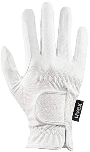 uvex Sportstyle - dehnbarer Reithandschuh für Damen und Herren - exzellenter Grip & strapazierfähig - touchscreenfähig - White - 9