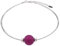 Adi-Modeschmuck Halsreif mit 20mm Polarisperle Pia (brombeer)