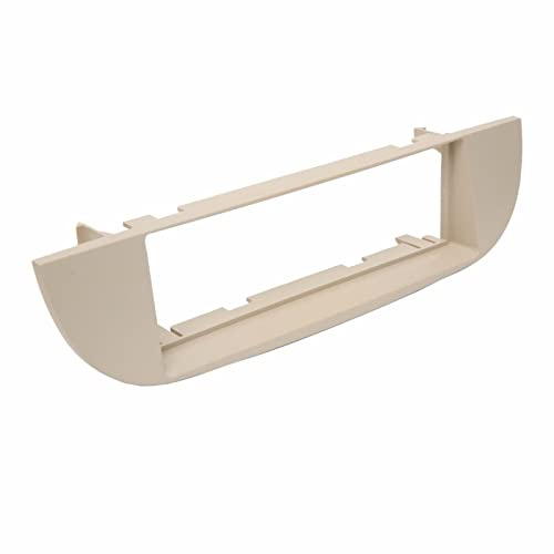 Compatible avec Fiat 500 Single DIN Beige Façade d'autoradio stéréo audio adapter plate