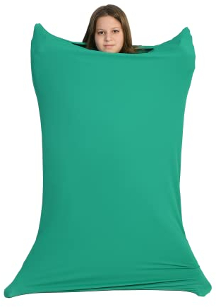 Sensory Owl Ganzkörpersocke Sensorisch Kinder und Erwachsene Ganzkörperwickel Stressabbau Autismus ADHD Hilfsmittel M 125 cm Grün