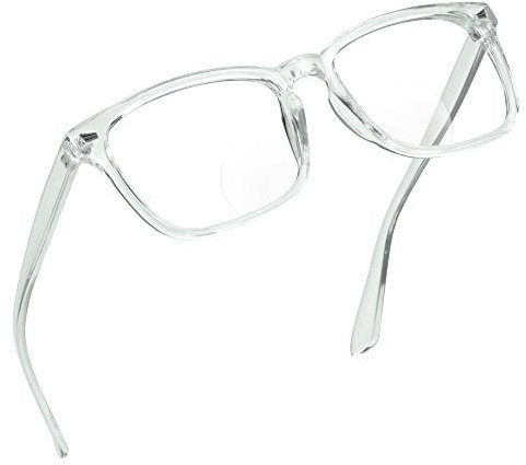 LifeArt Blaues Licht Brille,Polycarbonat Große Linse bifokale Linie Brille Player Herren, Sg_uptown_c1, M