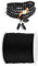 Raguso 100 M x 0 , 8 mm Nylon Chinois Noeud Cordon Macramé Bracelet Faire du Queue De Queue Macramé Fil Chaîne Nylon Cordon De Perles DIY Bracelets et Colliers Fabrication de Bijoux Noir