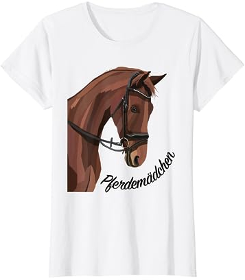 Pferdemädchen - Pferd Reiten Reiterin Mädchen Damen Frauen T-Shirt