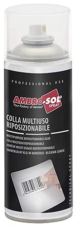 1 bomboletta di Colla Multiuso Riposizionabile da 400ml, colla spray permette di incollare, staccare e riattaccare i prodotti