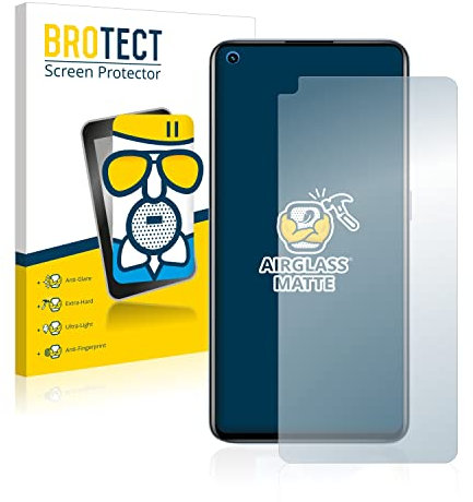 BROTECT Protector Pantalla Mate Cristal para realme GT Neo 2 Protección Anti-Reflejos