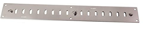 Grille Longue Volet Réglable aération 300 x 37mm inox A4-316 Air