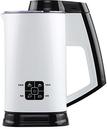 Electric Milk Frother & Heater Warmer Jug Machine,Stainless Steel Foam Maker with Hot Cold Functionality,Ideal for Coffee Latte Or Cappuccino,Non-Stick Coating