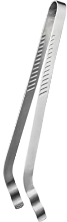 UPTALY 1 pinza da portata in acciaio inox, pinzette da cucina extra lunghe da 35 cm, pinze per alimenti spessi, pinze giapponesi per griglia, clip per pane coreano, pinza per pasticceria, pinza da