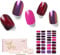 NAILOG Semi Cured Gel Nail Strips, 34 pcs Salon-Quality Gel Nail Stickers, Long Lasting Nail Wraps for Women with Soft Gel Finish, Lost in Galaxy