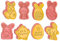 HIMKI Ausstechformen Kinder 3D Cookies Cutter Set, 8-/10-teilig DIY Keksausstecher Plätzchenformen mit mehr Mustern für Weihnachten Halloween Ostern Geburtstag Kinderparty usw (8pcs-Osterhasen)