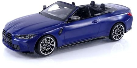 Minichamps 155021030 - B-M-W M4 Cabriolet Matt Blue Metallic 2021 - maßstab 1/18 - Sammlerstück Miniatur