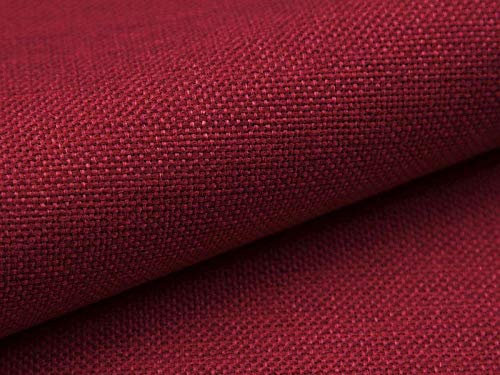2,5 Meter Polsterstoff Webstoff Bezugstoff Mona 18 Rot